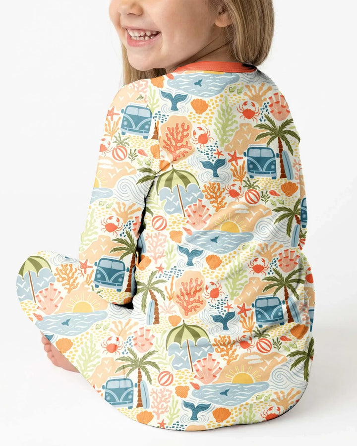 Conjunto de pijama de dos piezas de bambú con mangas largas, plantilla PERSONALIZADA