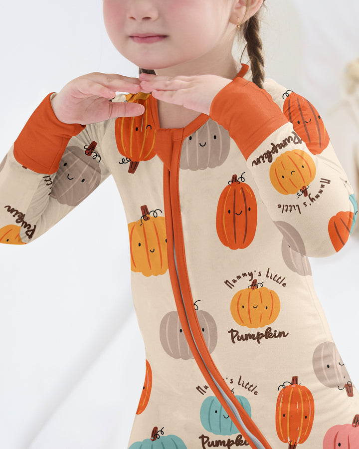Mommy's Little Pumpkin  Bamboo Convertible Zippy