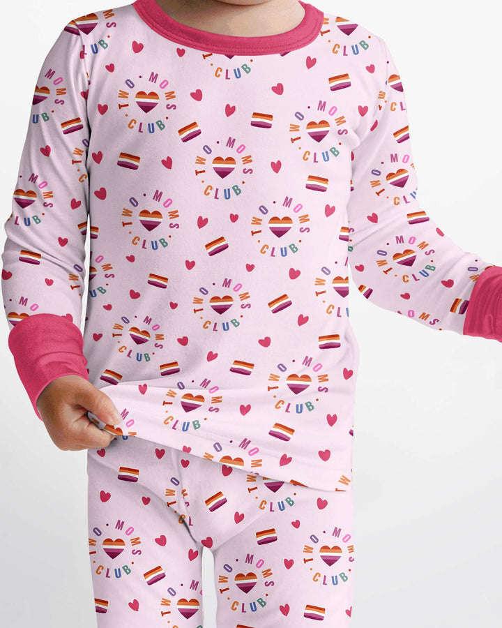 Love Makes Family Bamboo Two Piece Long Sleeve Pajama Set
