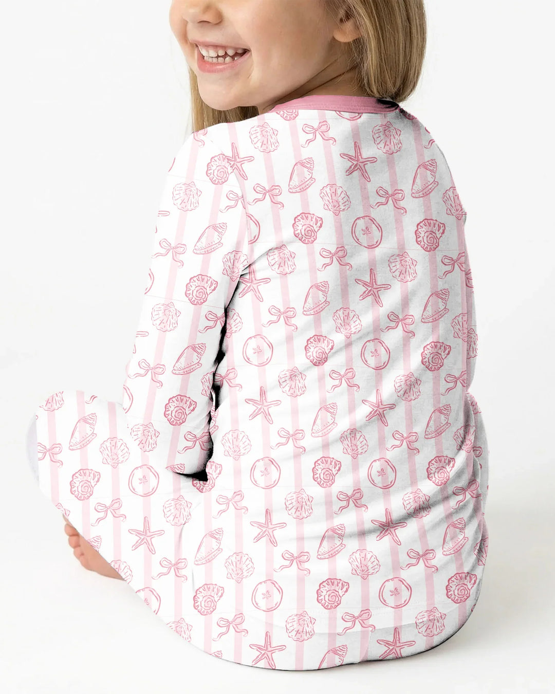 Conjunto de pijama de dos piezas de bambú con mangas largas, plantilla PERSONALIZADA