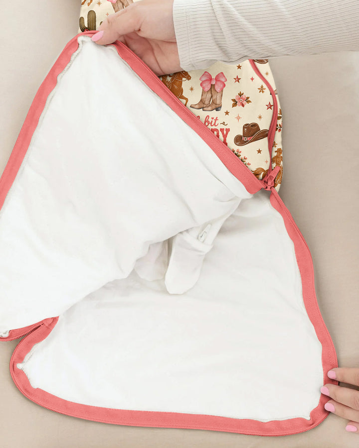 Coquette Cowgirl Lil Bit Rowdy Bamboo Sleep Bag