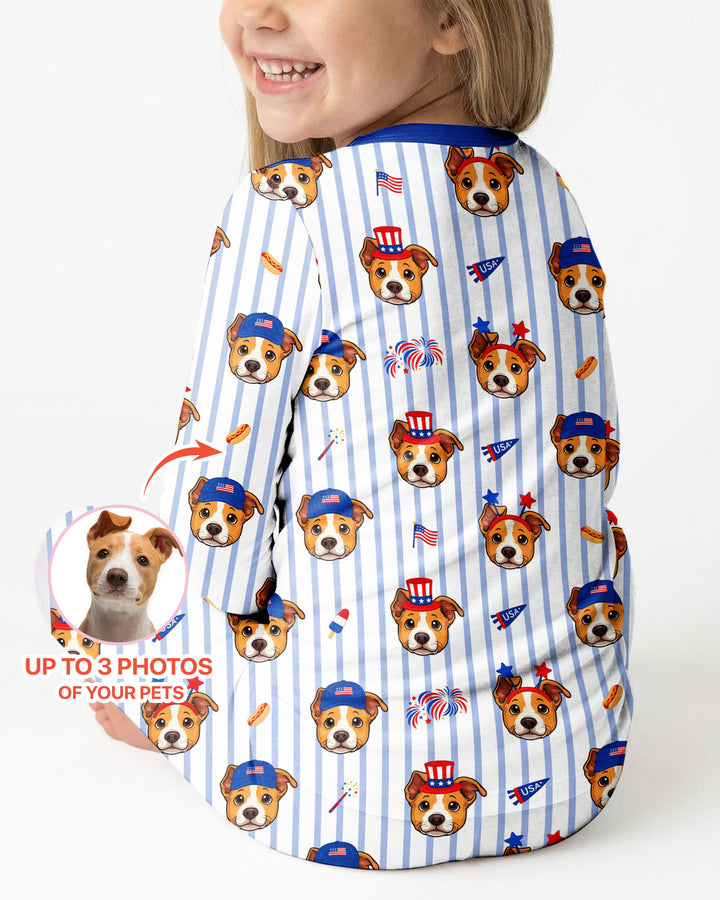 Conjunto de pijama de dos piezas de bambú con mangas largas, plantilla PERSONALIZADA