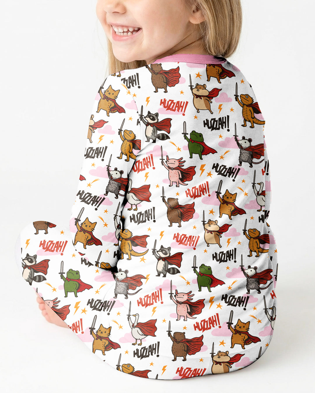 Huzzah! Huzzah! Bamboo Two Piece Long Sleeve Pajama Set