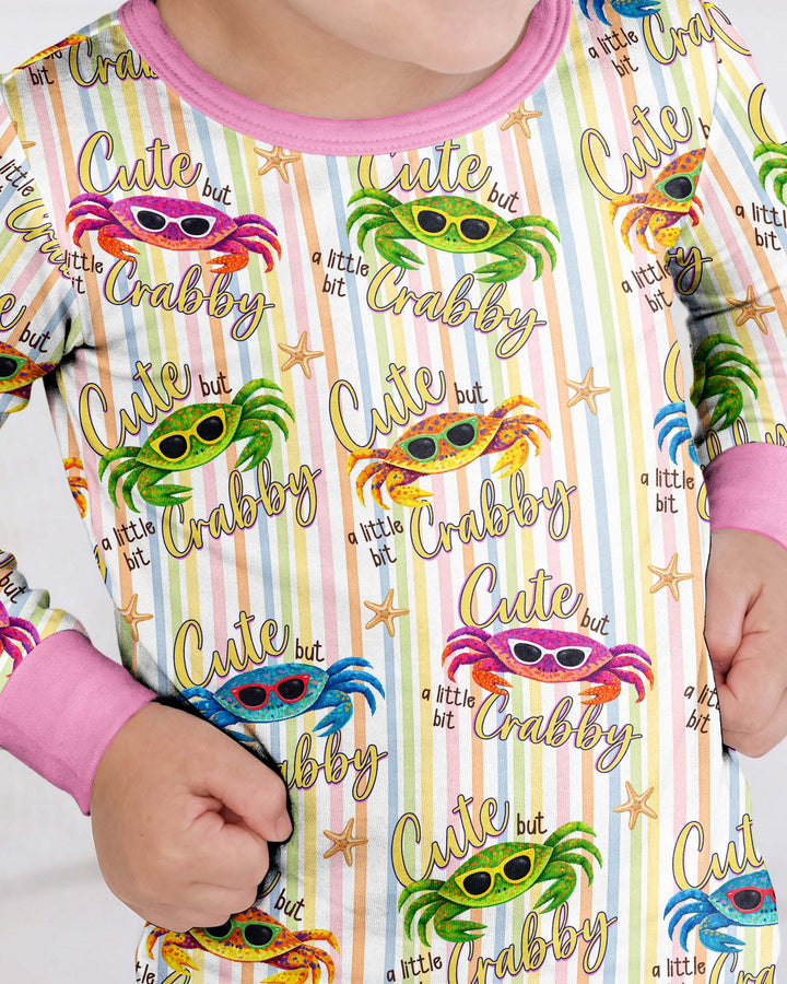 Conjunto de pijama de dos piezas de bambú con mangas largas, plantilla PERSONALIZADA