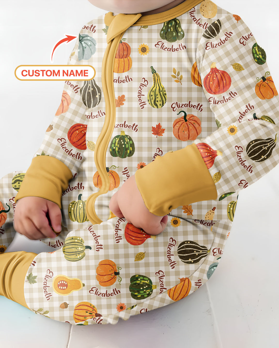 Gerippte Babykleidung mit individuellem Foto - Weich &amp; Skizzenhaft
