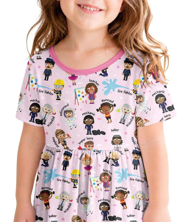 Vorlage Bambus Twirl Kleid