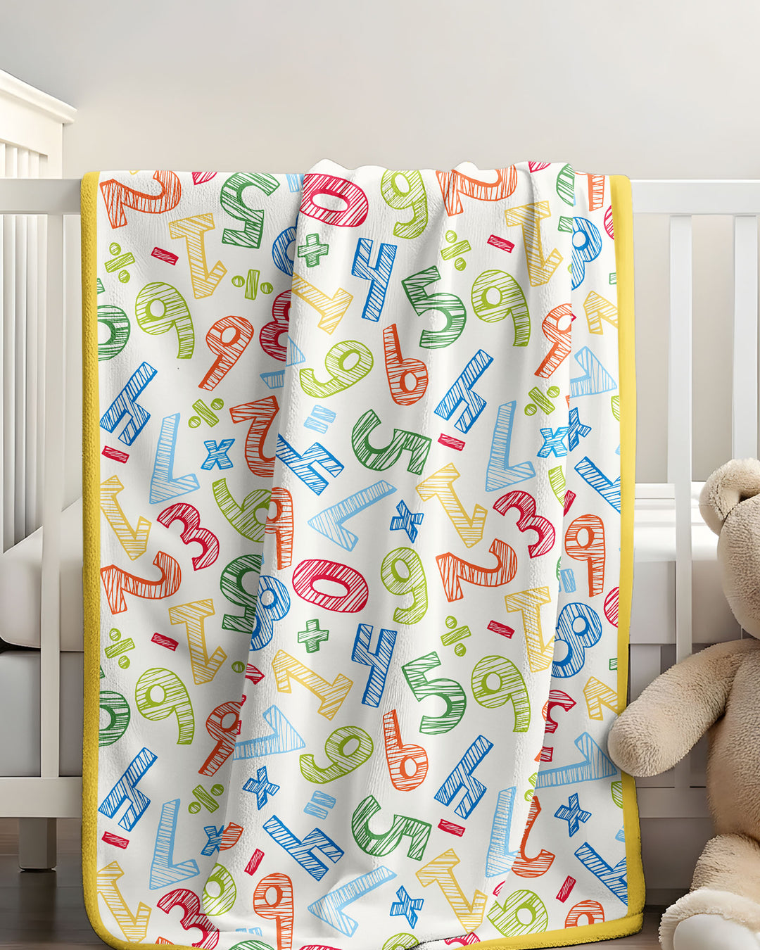 Math Doodles Bamboo Blanket