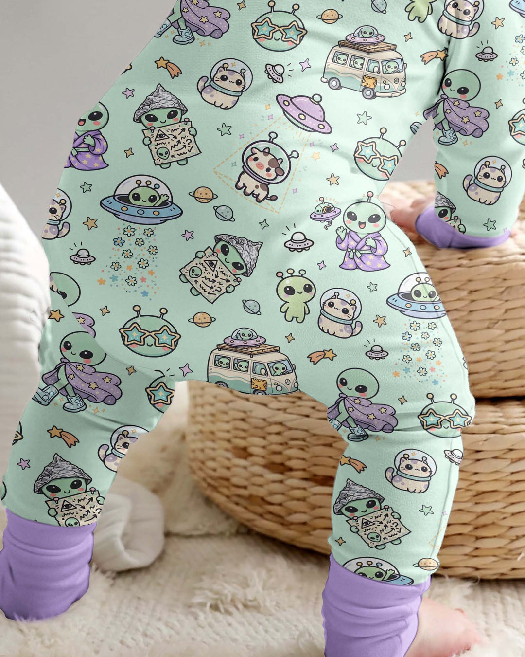 Gerippte Babykleidung mit individuellem Foto - Weich &amp; Skizzenhaft