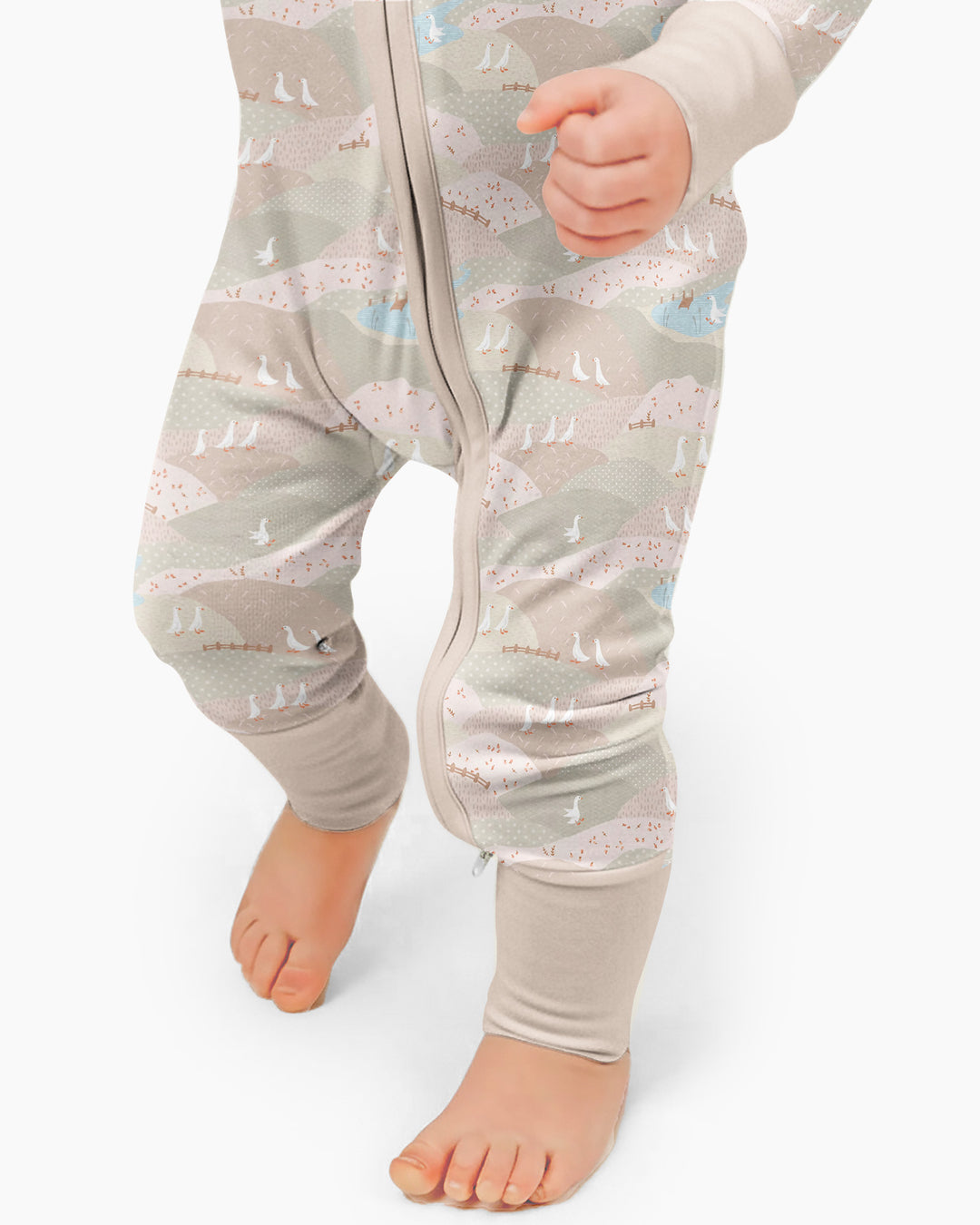 Gerippte Babykleidung mit individuellem Foto - Weich &amp; Skizzenhaft