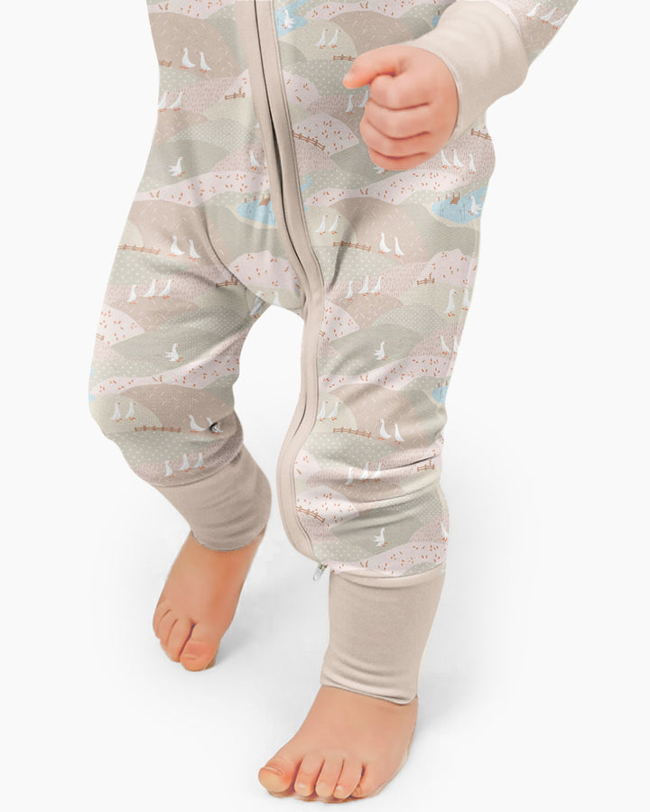 Gerippte Babykleidung mit individuellem Foto - Weich &amp; Skizzenhaft