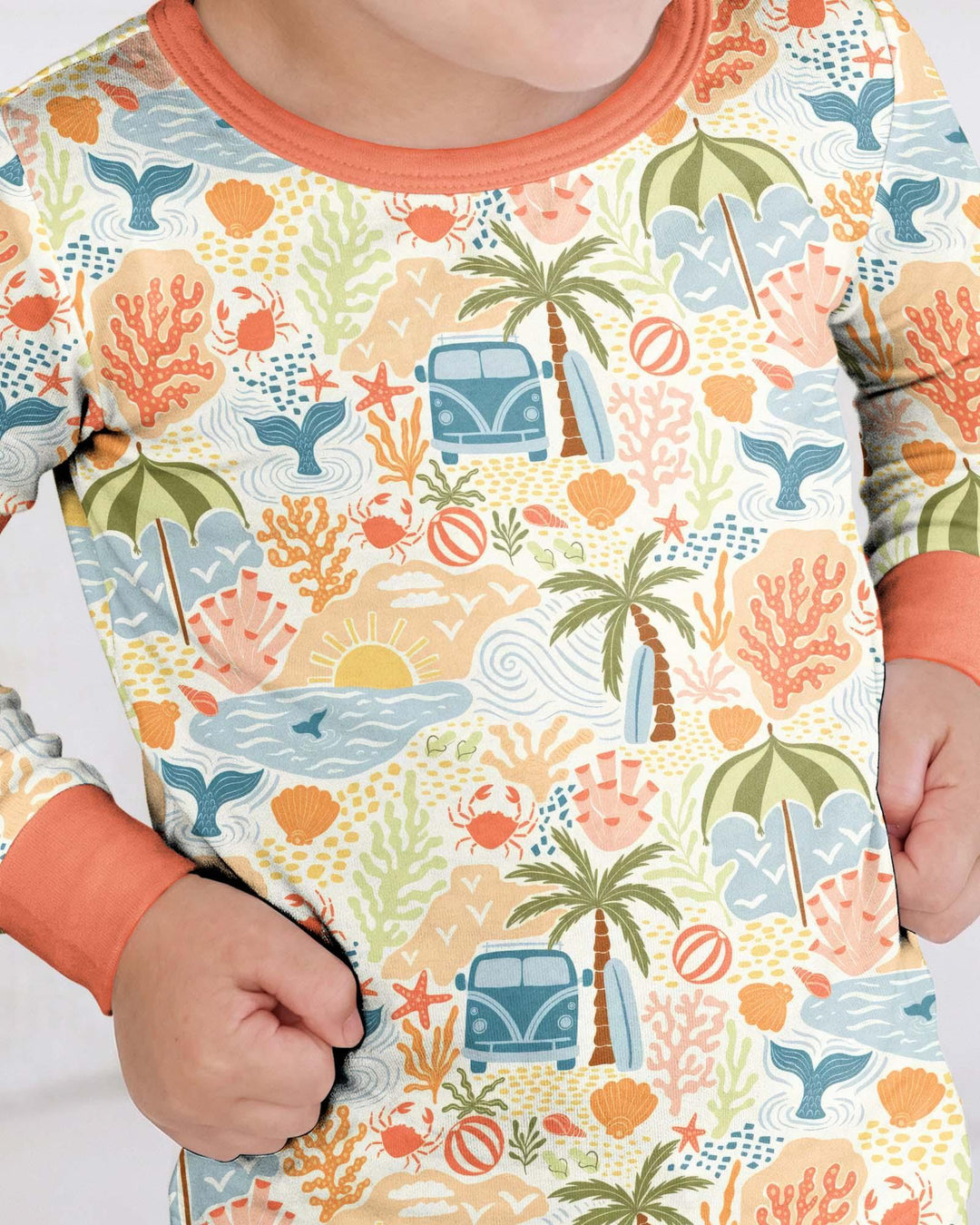 Conjunto de pijama de dos piezas de bambú con mangas largas, plantilla PERSONALIZADA