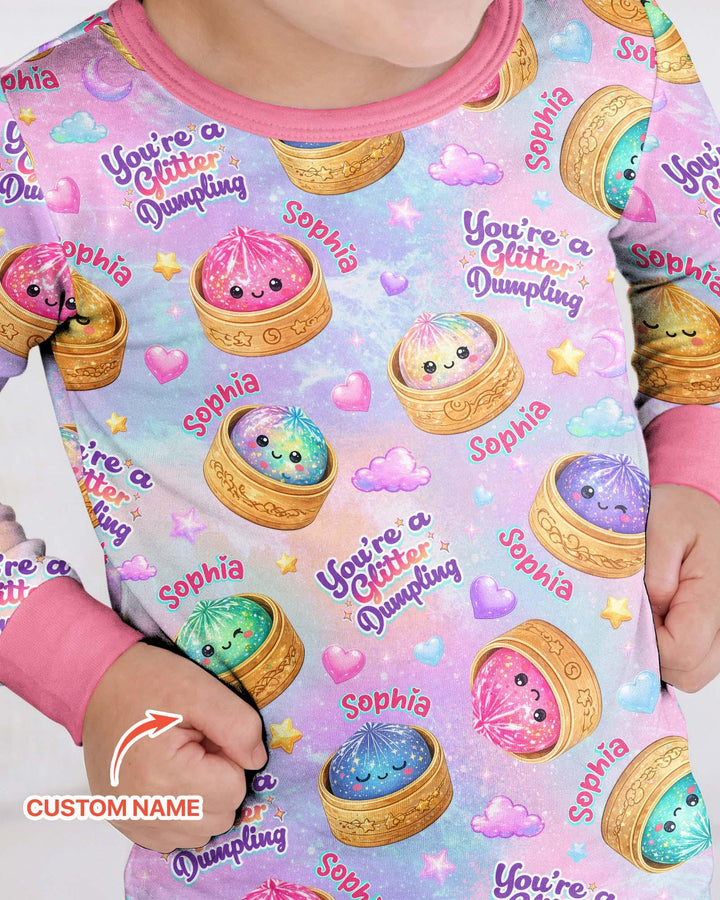 Conjunto de pijama de dos piezas de bambú con mangas largas, plantilla PERSONALIZADA