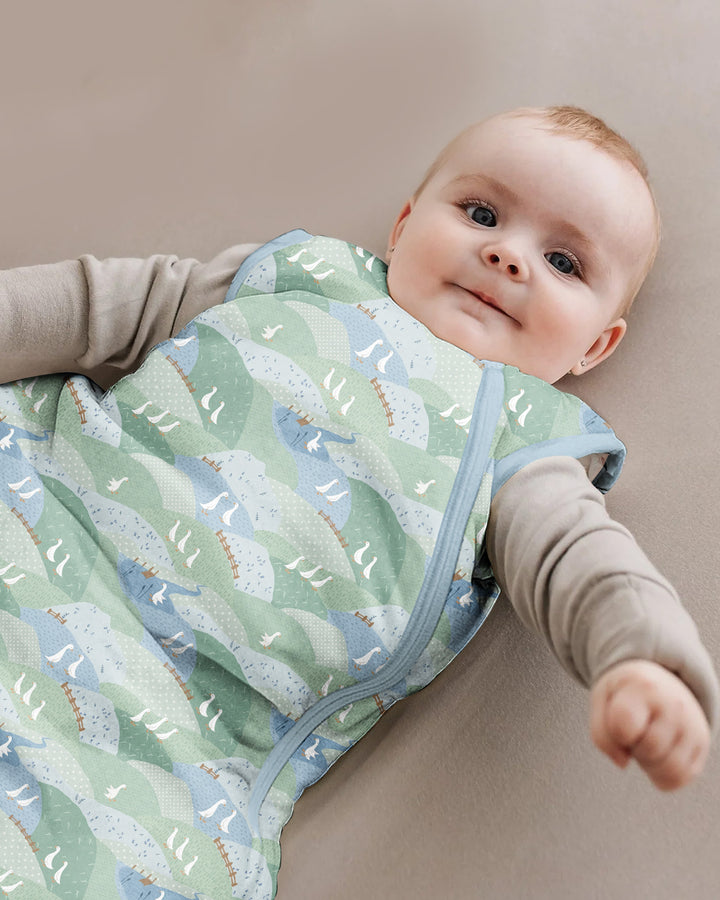 Wandering Geese Family Matching Bamboo Sleep Bag