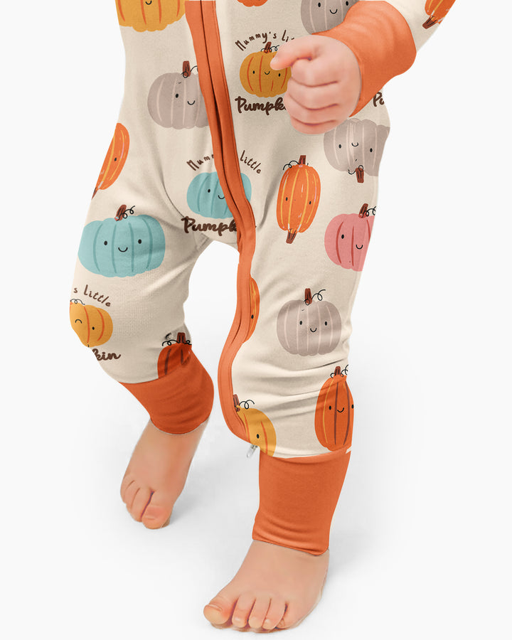 Mommy's Little Pumpkin  Bamboo Convertible Zippy