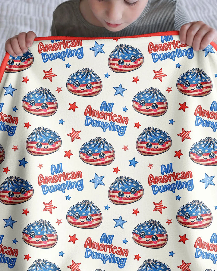 All American Dumpling Bamboo Blanket