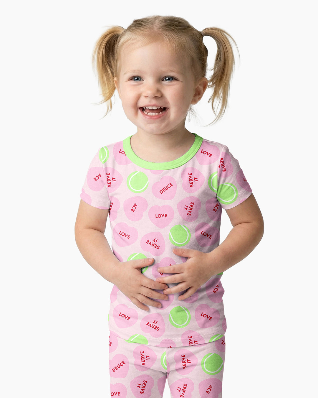 Conjunto de pijama de dos piezas de manga corta de bambú
