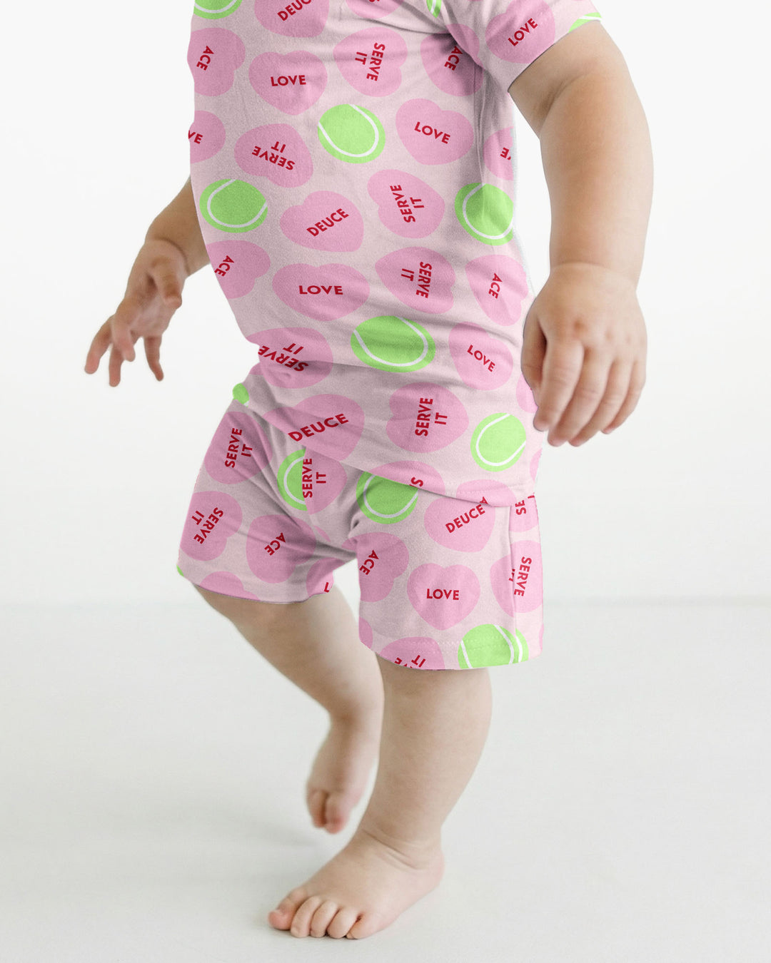 Schlafanzug-Set zweiteilig, kurze Ärmel, kurze Hose, Bambus
