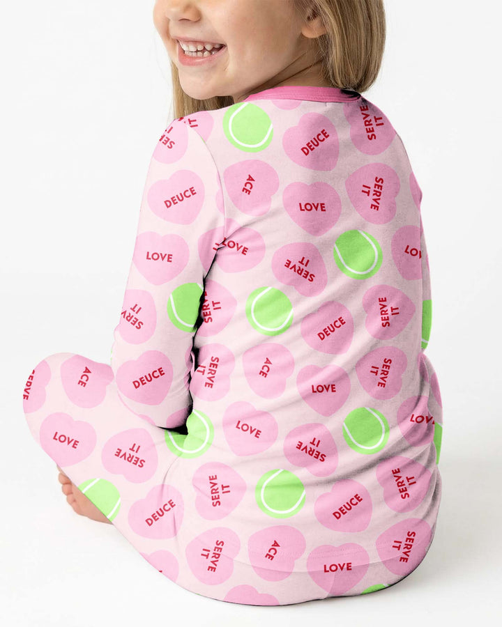Conjunto de pijama de dos piezas de bambú de manga larga