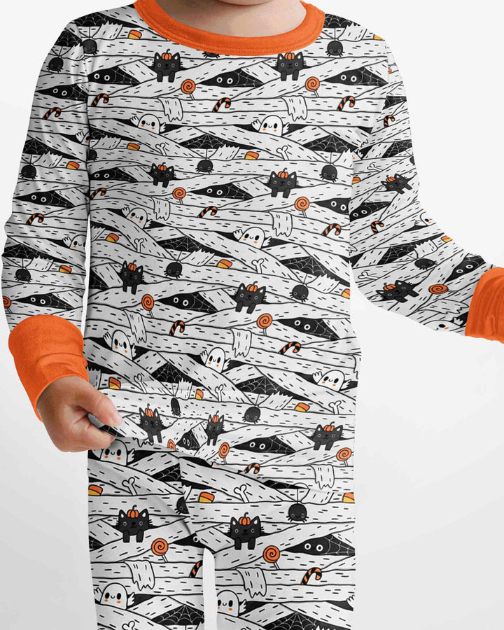 Little Mummy Crew Bamboo Two Piece Long Sleeve Pajama Set