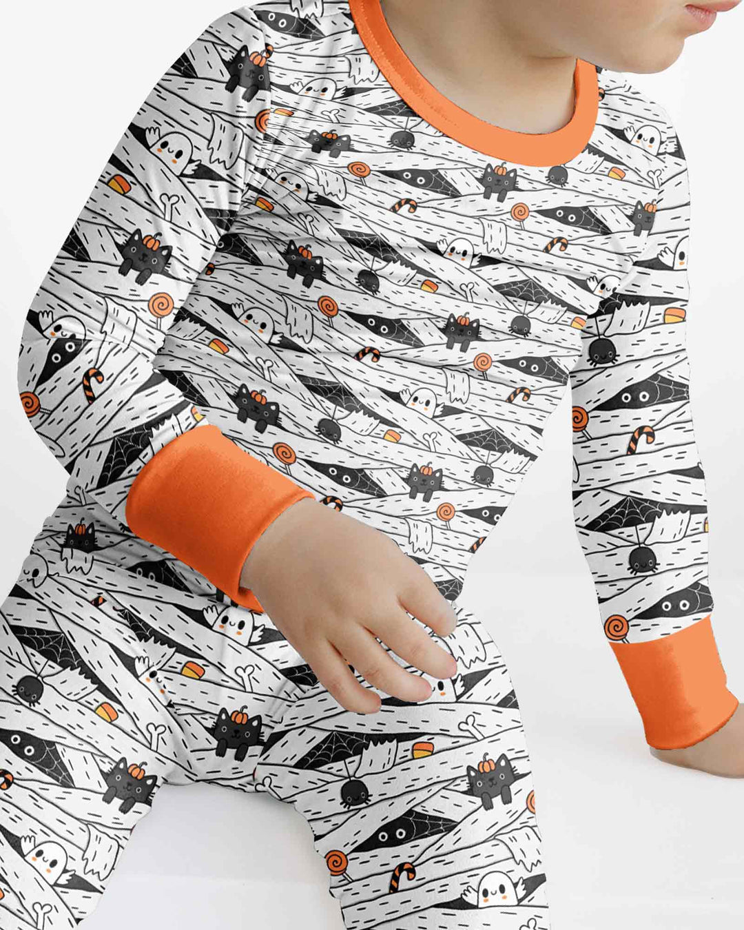 Little Mummy Crew Bamboo Two Piece Long Sleeve Pajama Set
