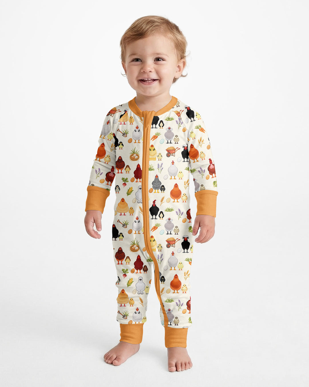 Chicks & Eggs Bamboo Convertible Zippy