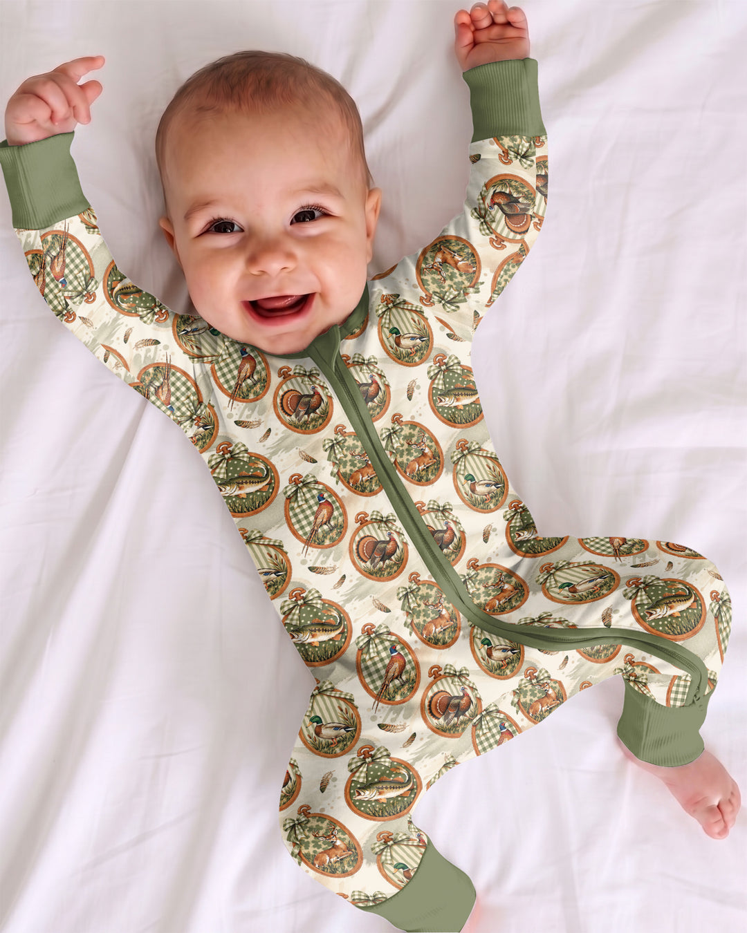 It's Hunting Season Vintage Bamboo Convertible Zippy