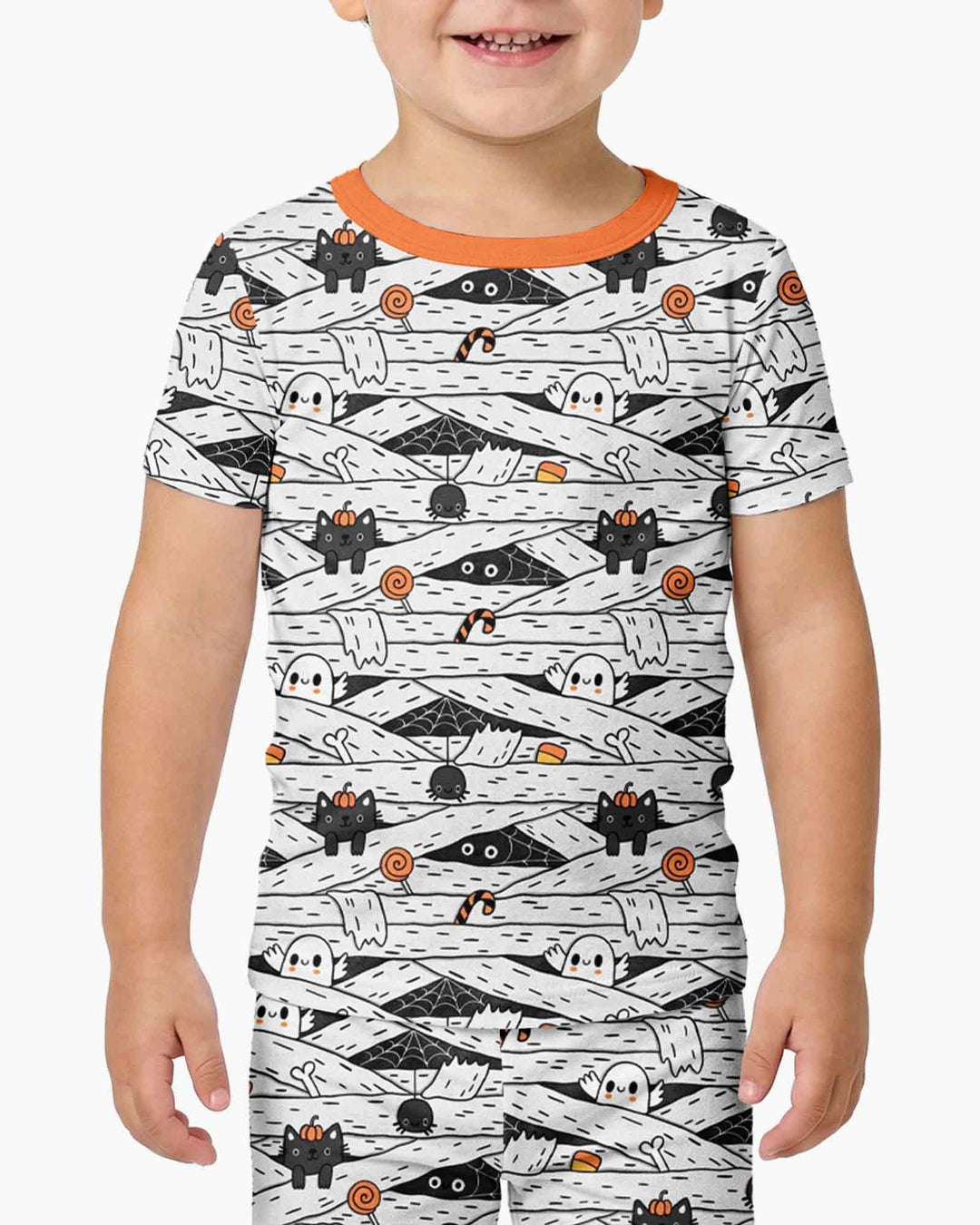 Little Mummy Crew Bamboo Two Piece Short Sleeve Pajama Set