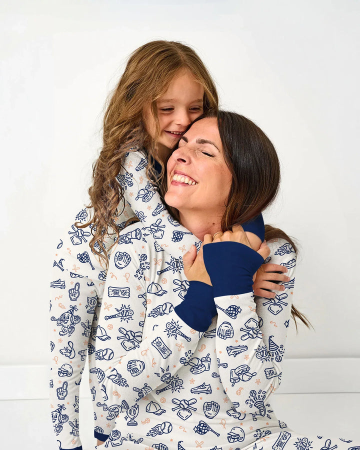 Ballpark Bash Bamboo Women Pajama Set