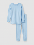 Light Blue Bamboo Two Piece Pajama Set