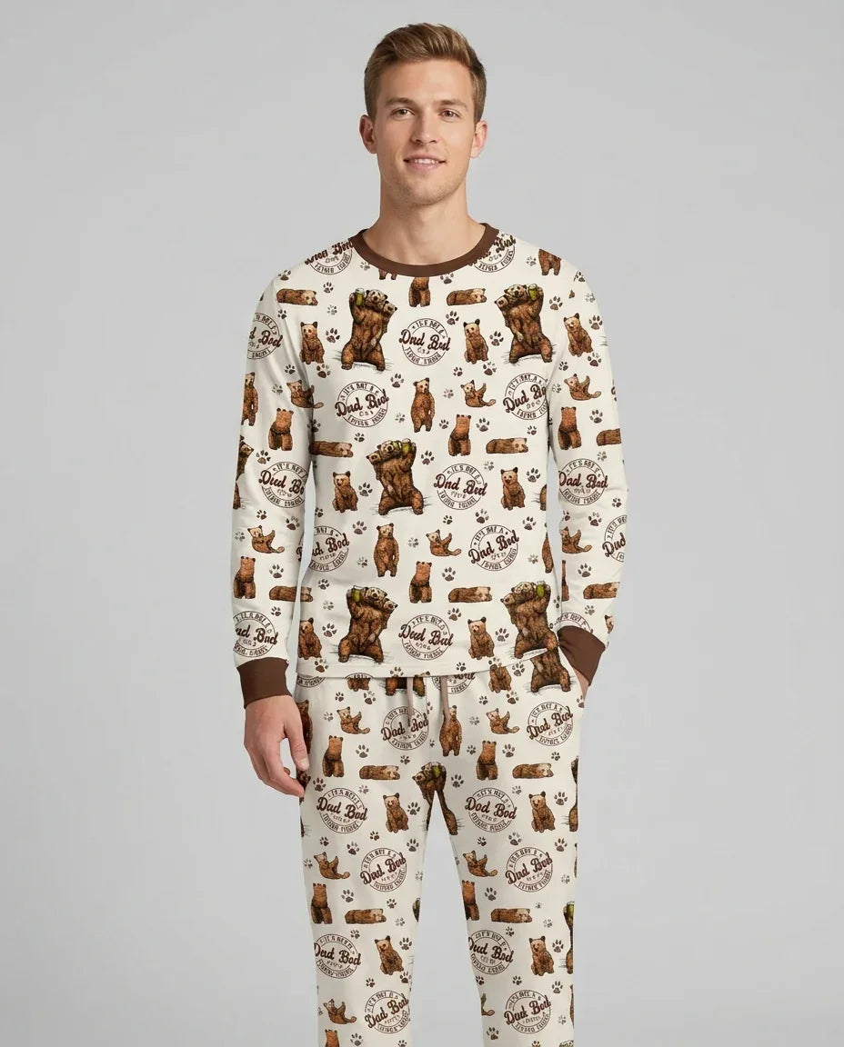 Daddy Bear It's Not A Dad Bod Bamboo Men's Pajama Set