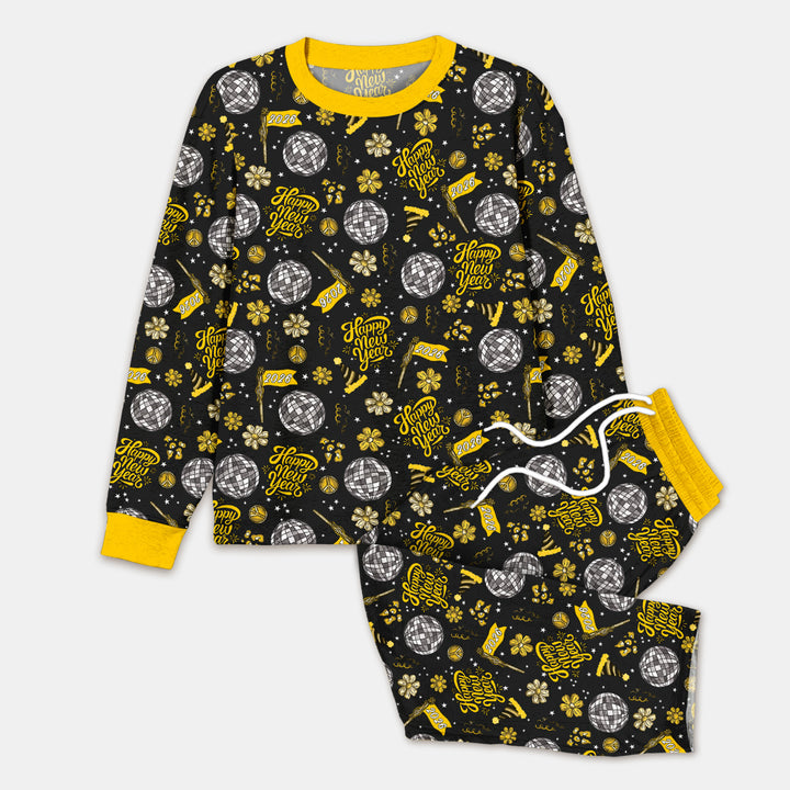 Disco New Years Eve Men's Pajama Set