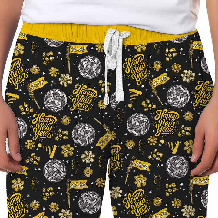 Disco New Years Eve Men's Pajama Set