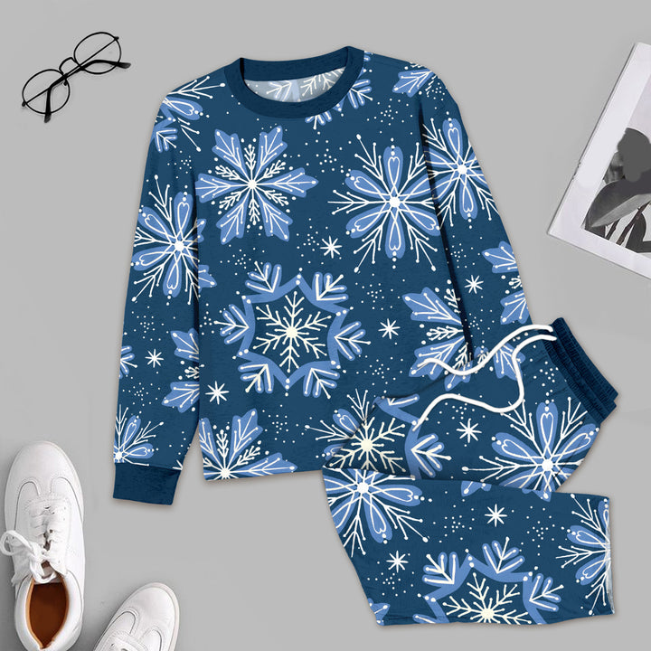 Winter Snowflakes Men's Pajama Set