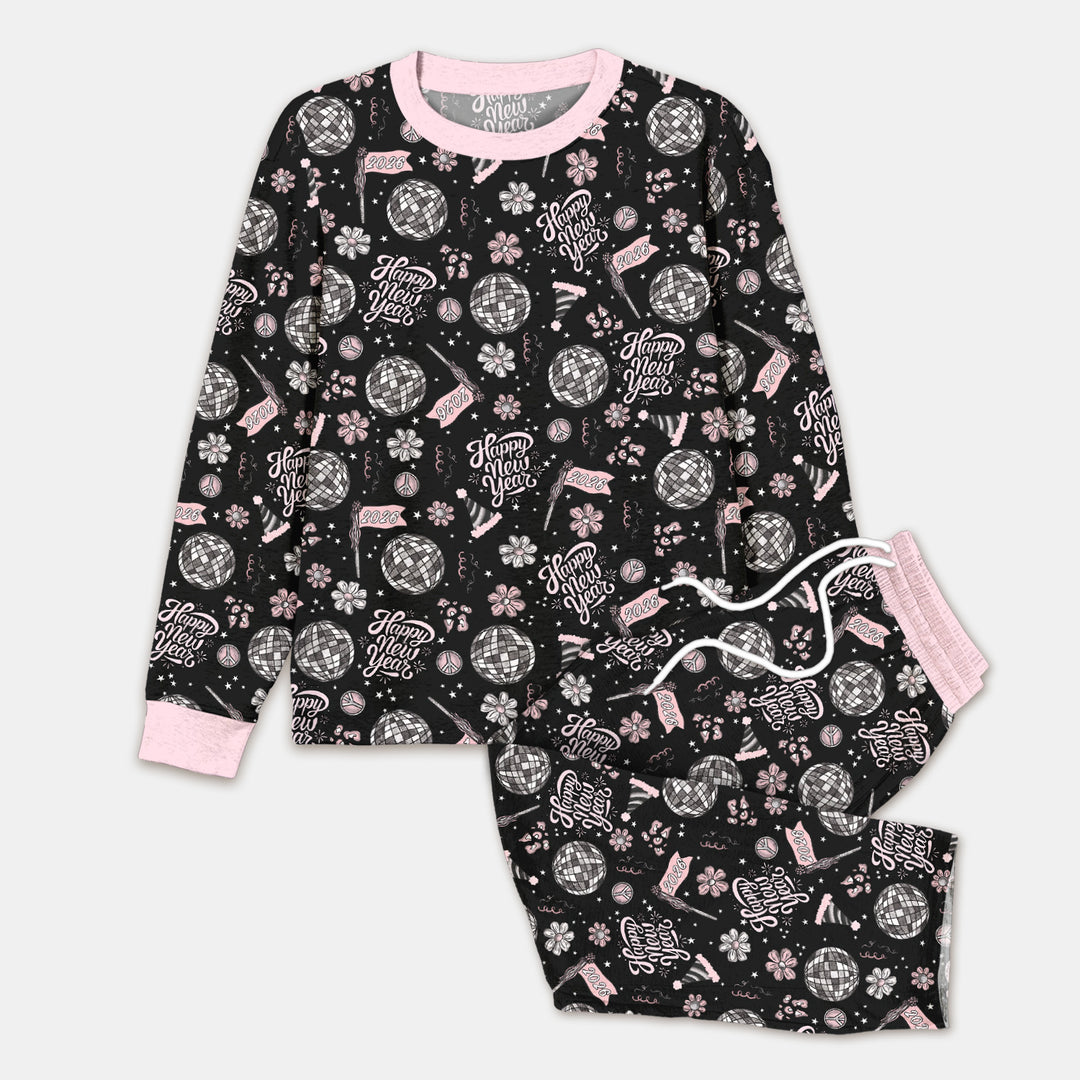 Disco New Years Eve Men's Pajama Set