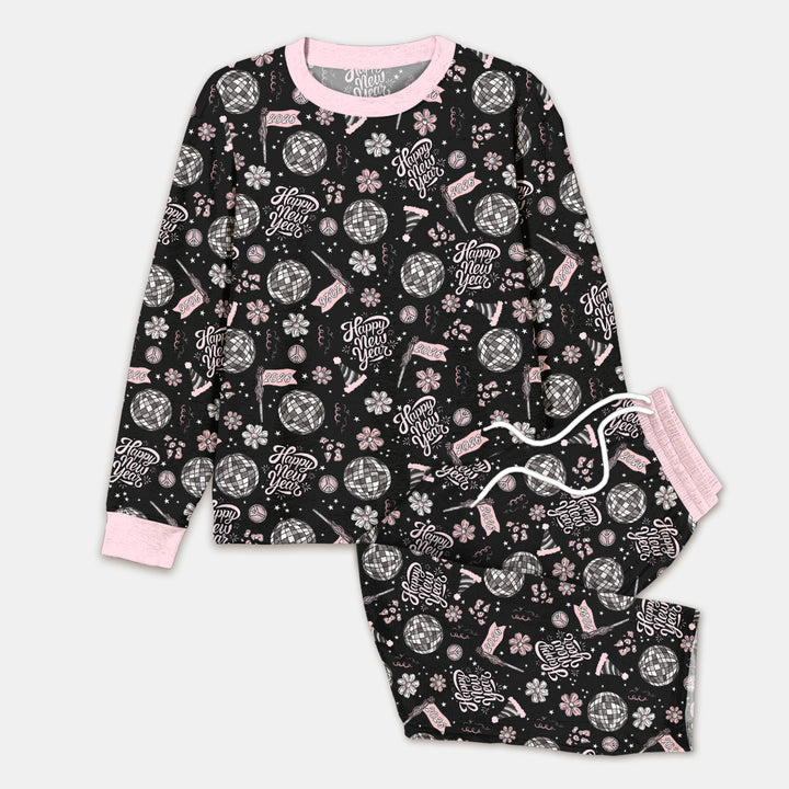 Disco New Years Eve Men's Pajama Set