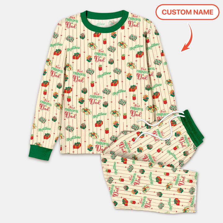 Personalized Our First Christmas Men's Pajama Set