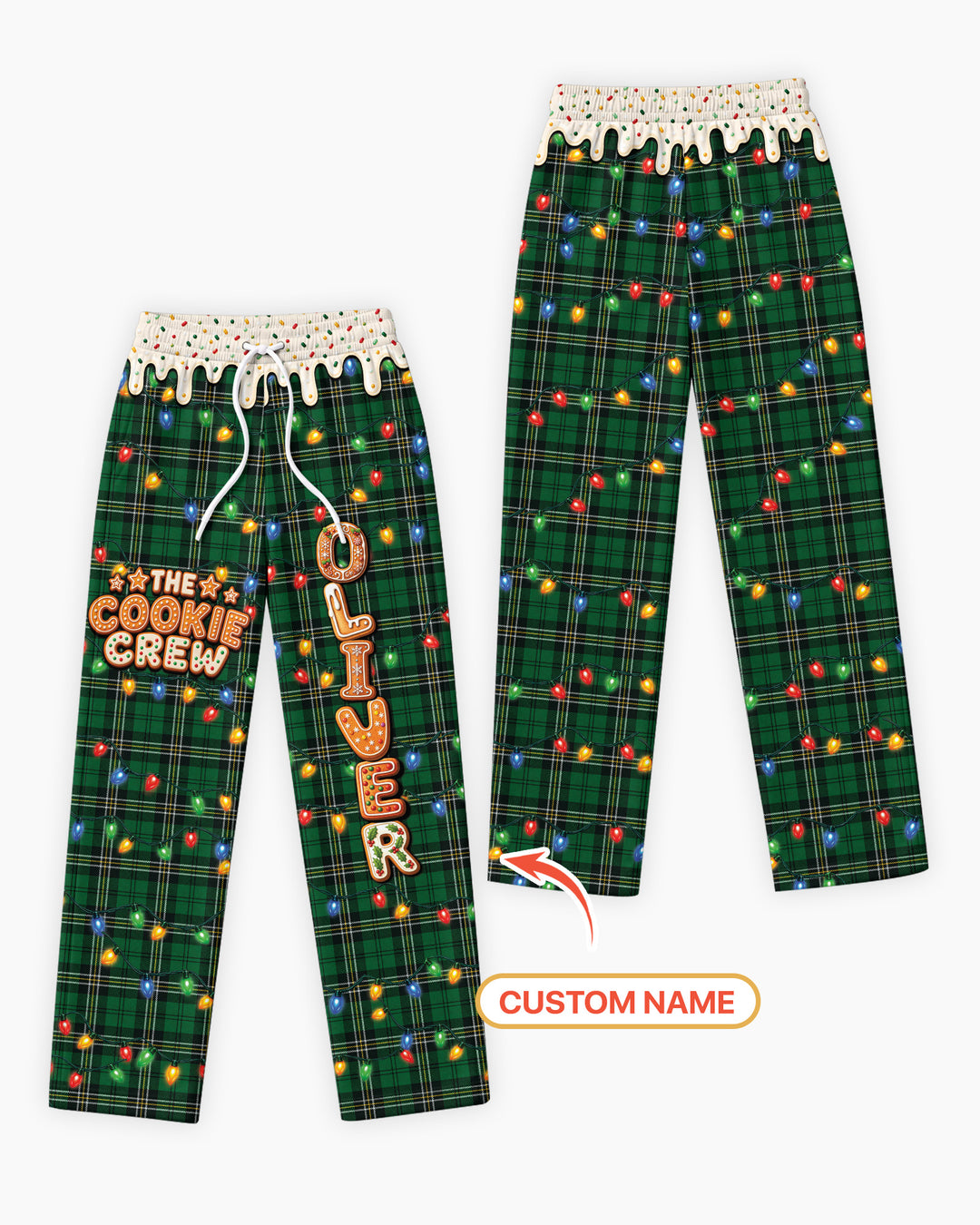 The Cookie Crew Custom Name Bamboo Men's Pajama Set