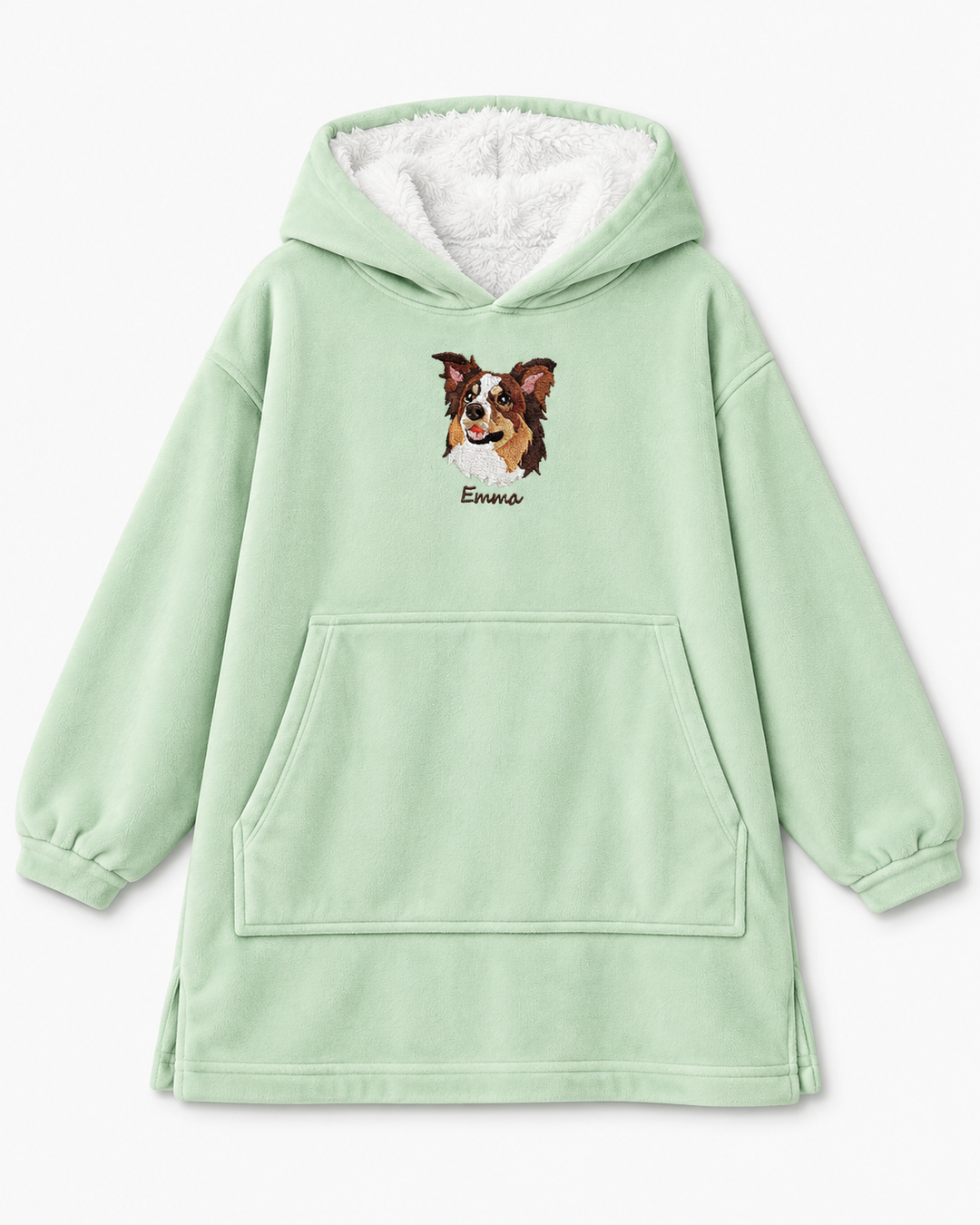 Plantilla de Sudadera Manta de Bambú Personalizada