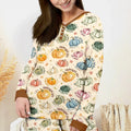 Christian Thanksgiving Custom Women Pajama Set , Christian Thanksgiving Custom Women Pajama Set - Only Shirt / S / Chocolate Brown