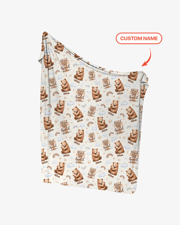 Plantilla de manta de pañales personalizada