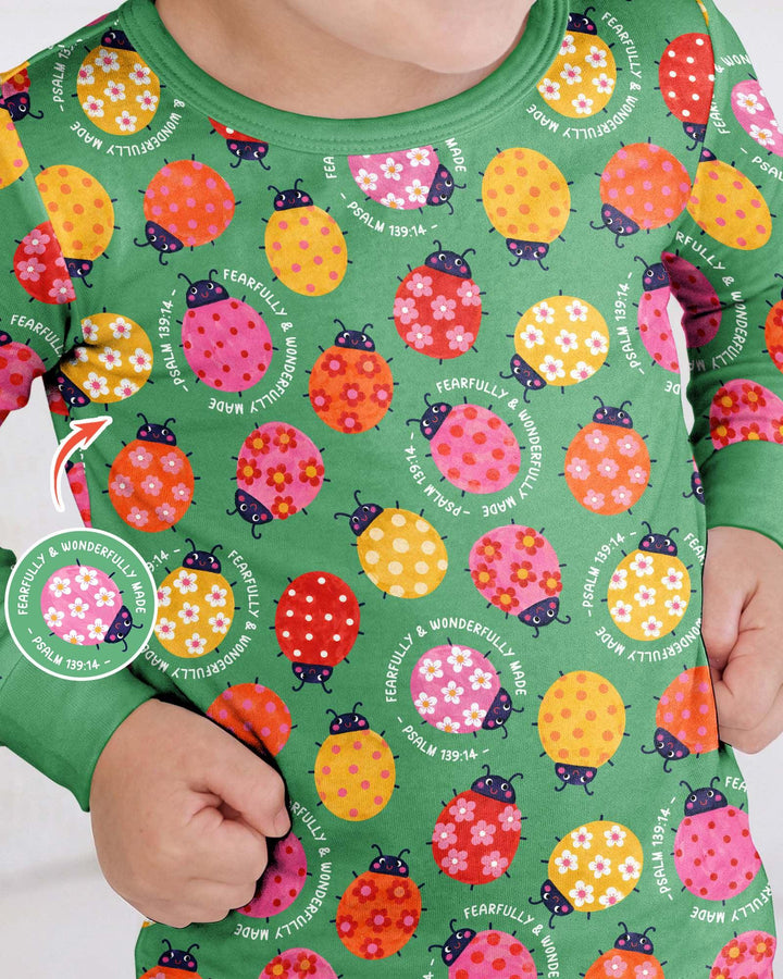 Fearfully & Wonderfully Made Bamboo Two Piece Long Sleeve Pajama Set