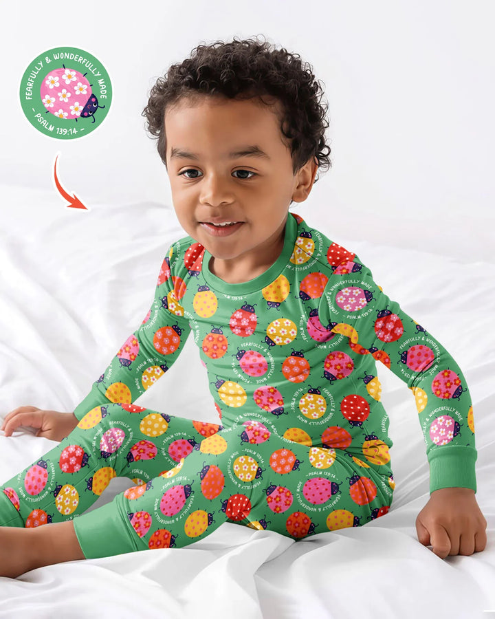 Fearfully & Wonderfully Made Bamboo Two Piece Long Sleeve Pajama Set
