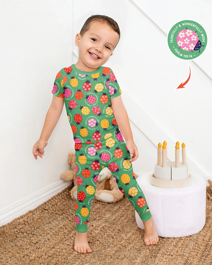 Fearfully & Wonderfully Made Bamboo Two Piece Short Sleeve Pajama Set