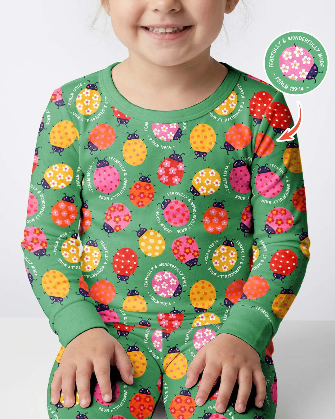 Fearfully & Wonderfully Made Bamboo Two Piece Long Sleeve Pajama Set