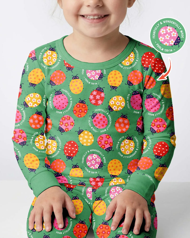 Fearfully & Wonderfully Made Bamboo Two Piece Long Sleeve Pajama Set