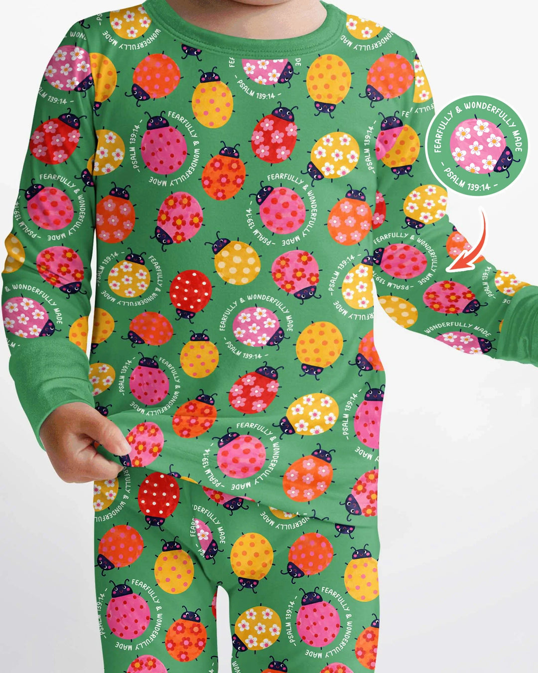 Fearfully & Wonderfully Made Bamboo Two Piece Long Sleeve Pajama Set