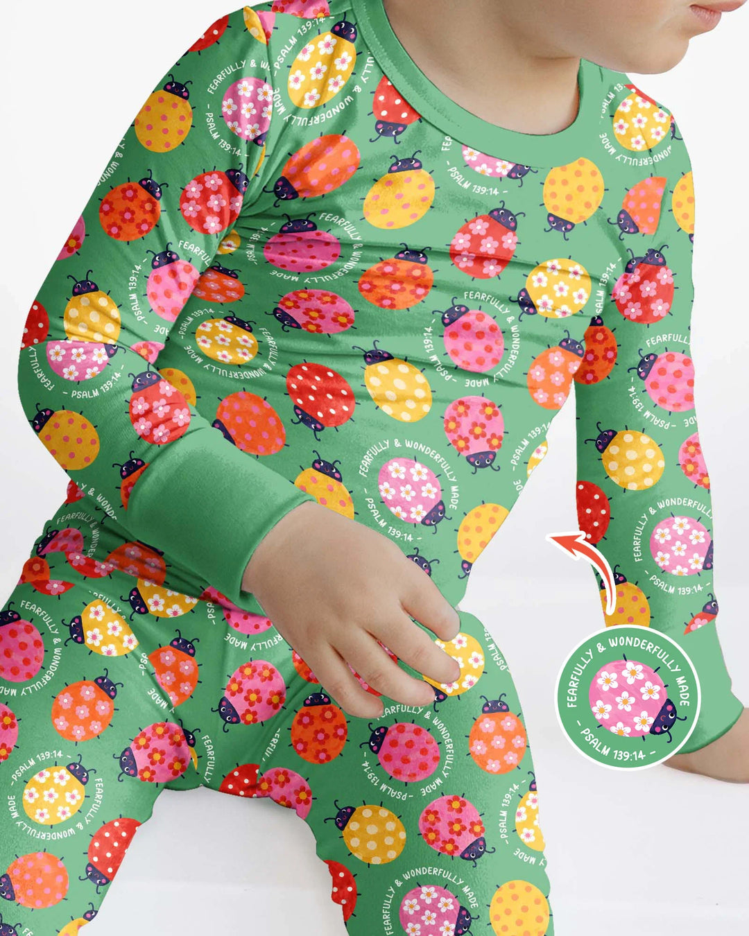Fearfully & Wonderfully Made Bamboo Two Piece Long Sleeve Pajama Set