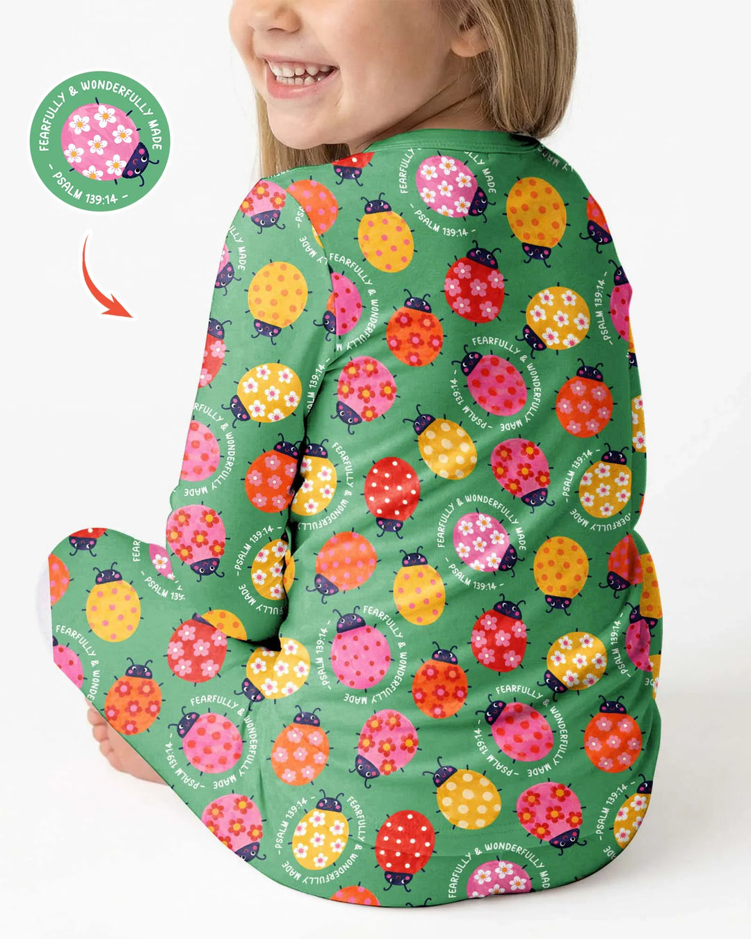 Fearfully & Wonderfully Made Bamboo Two Piece Long Sleeve Pajama Set