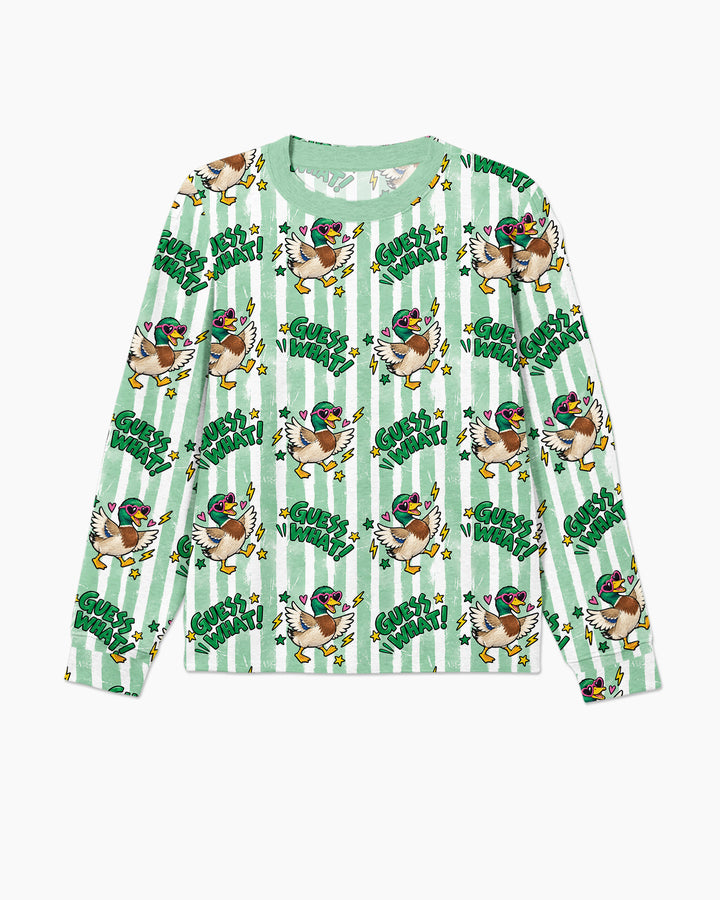 Guess What Mallard Butt Bamboo Men's Pajama Set