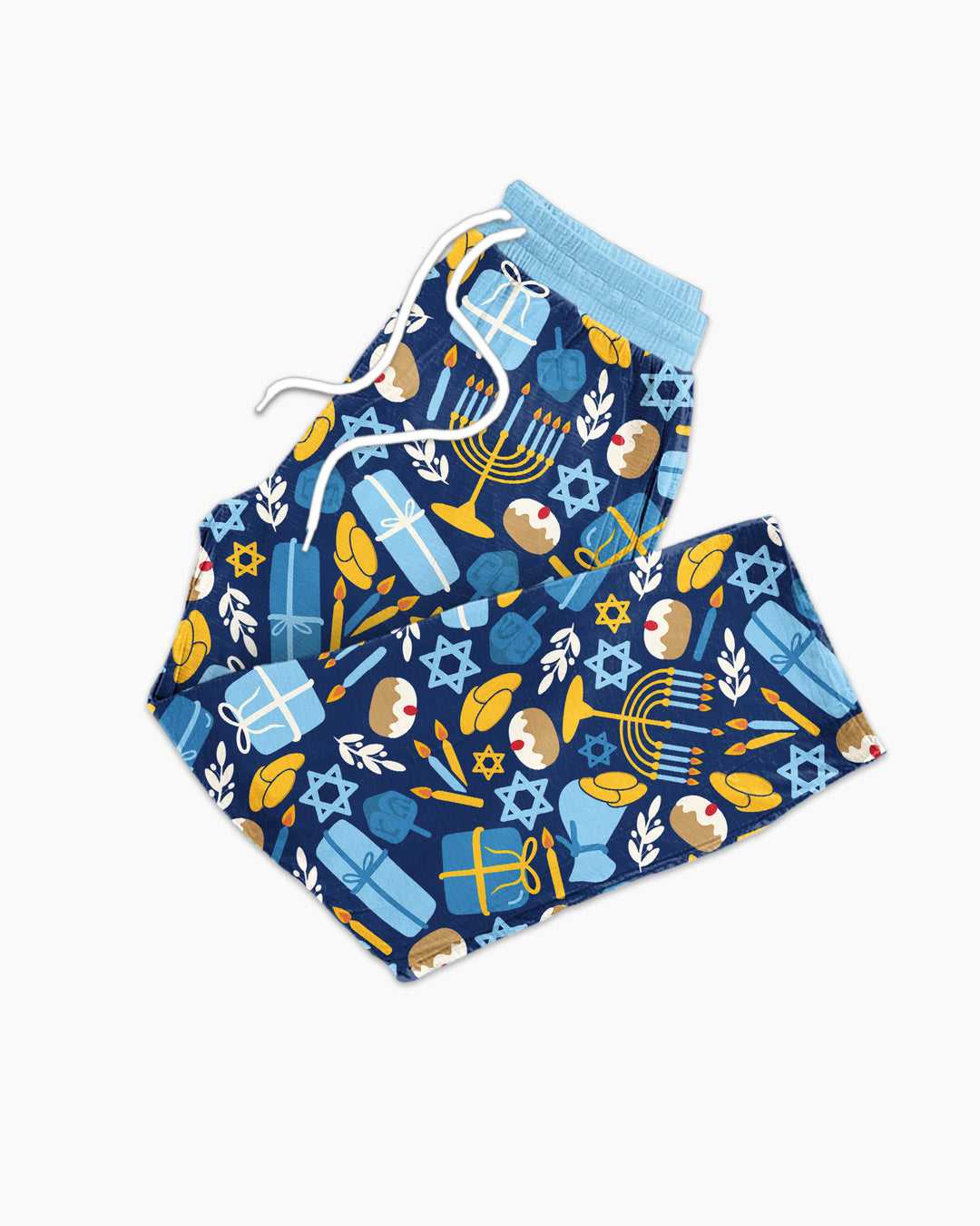 Oy to the World Hanukkah Bamboo Men's Pajama Set